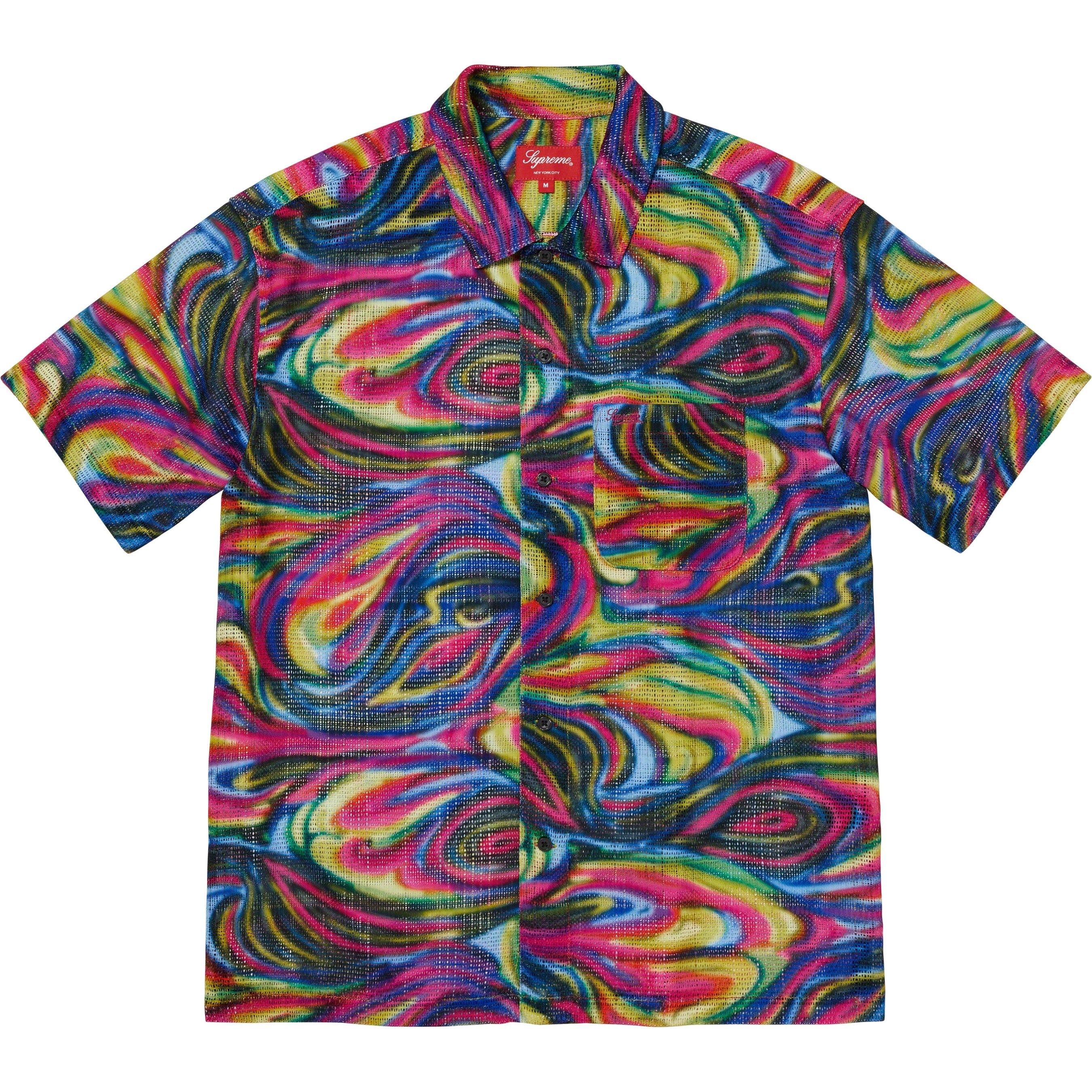 Mesh Stripe S/S Shirt view 10